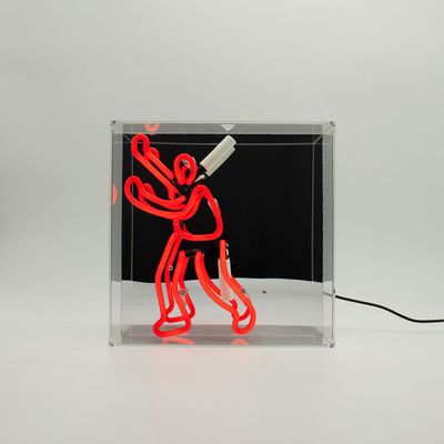 Table lamps - Acrylic Box Neon - Bookcase Man - LOCOMOCEAN