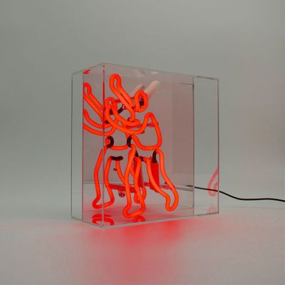Table lamps - Acrylic Box Neon - Bookcase Man - LOCOMOCEAN