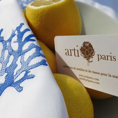 Linge de table textile - Serviette CORAIL - ARTIPARIS