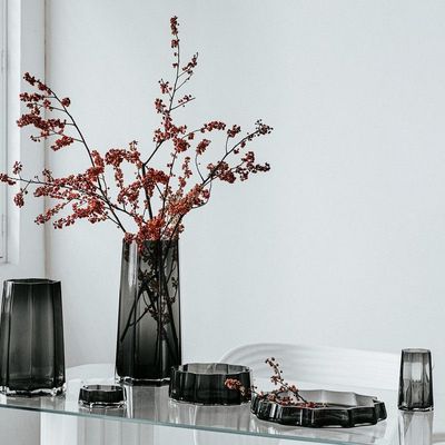 Vases - luxury glass vase, LENOX, a modern classic series of vases and bowls. - ELEMENT ACCESSORIES