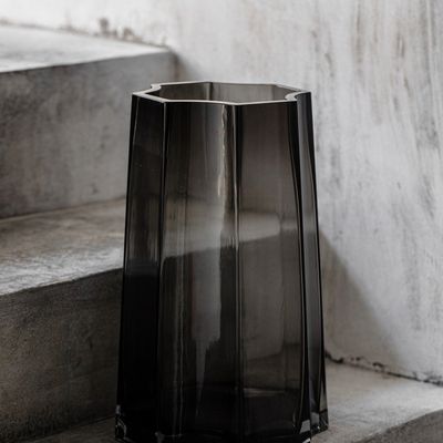 Vases - Luxury glass vase, LENOX a series of modern luxury vases and bowls - ELEMENT ACCESSORIES