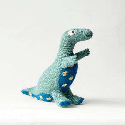 Gifts - REX : alpaca knitted plushie from DINOS collection. CE standards - SOL DE MAYO