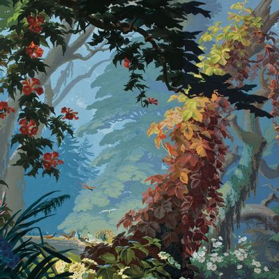 Wallpaper - WALLPAPER PANORAMIC THE EDEN - PARADISIO IMAGINARIUM