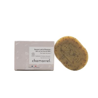 Savons - Savon lait d'ânesse 40% | Exfoliant - CHAMARREL