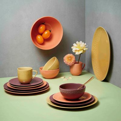 Everyday plates - Confetti - Apricot - AIDA