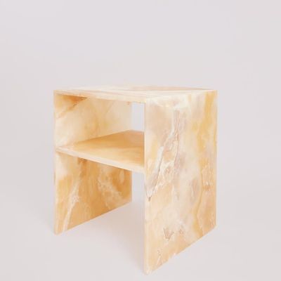Other tables - The Rosa table - amber onyx - STUDIO GAÏA