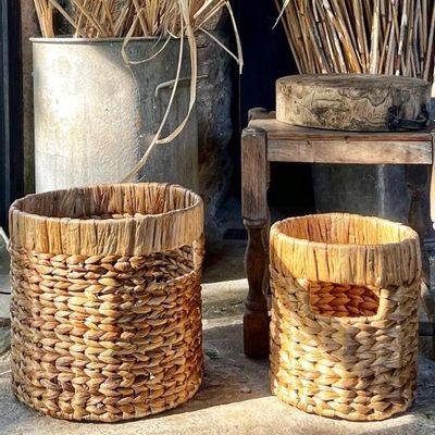 Caskets and boxes - Set of 2 baskets in Enceng (Bali) - PEE2 - BALINAISA