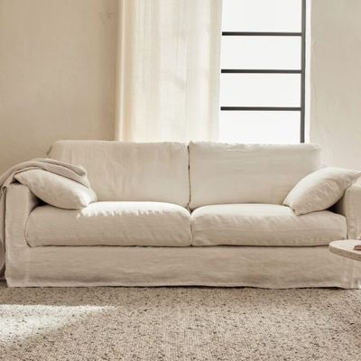 Sofas - Linen sofa (made in France, convertible & angle option) - KIPLI