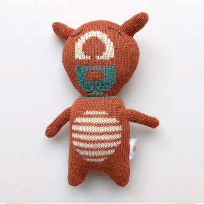 Toys - TAGO from FANTASTIC FRIENDS plush knitted collection. CE standards - SOL DE MAYO