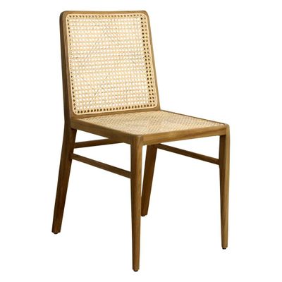 Chaises - Nova dining chair natural + black - RAW MATERIALS