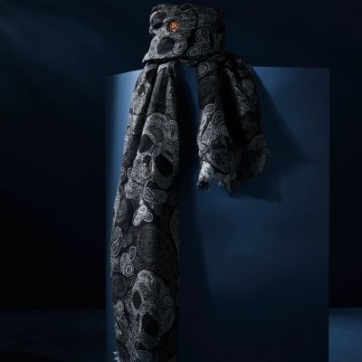 Scarves - DIAMOND BEACH SKULL SCARF - AV08 PARIS