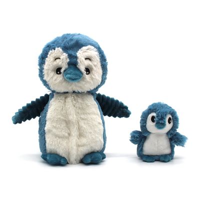 Peluches - Iglou le pingouin - Maman et son bébé Les Ptipotos - DEGLINGOS