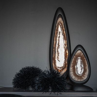 Decorative objects - GEODE Table lamp\" Agate\ " - MURIEL UGHETTO