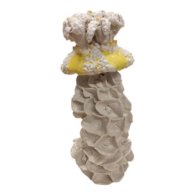 Sculptures, statuettes and miniatures - small porcelain sea mushroom - SOPHIE LULINE CÉRAMISTE