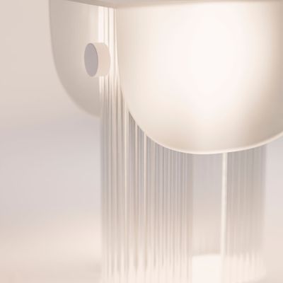 Design objects - HELIA table lampe - white - GLASS VARIATIONS