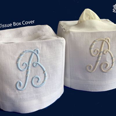 Homewear - Tissue Box Covers - LINHO DO CASTELO - LIN DE CHATEAU