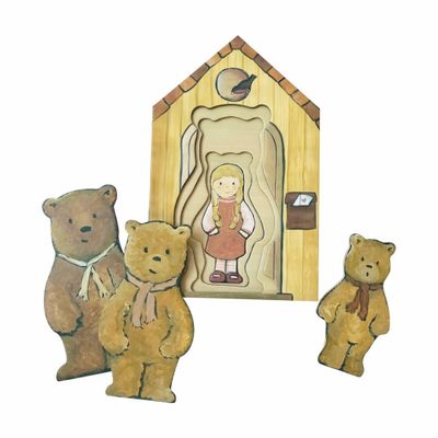 Jeux enfants - Puzzle multi-couches "Boucle d'Or et les 3 ours" - EGMONT TOYS