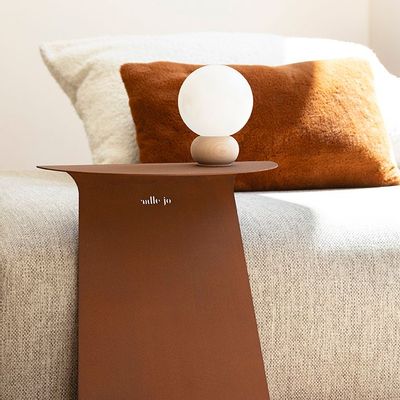 Tables basses - Table d'appoint ronde symétrique YOUMY - Acier corten - MADEMOISELLE JO.