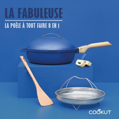 Kitchen utensils - THE FABULOUS 8 IN 1 FRYING PAN - COOKUT