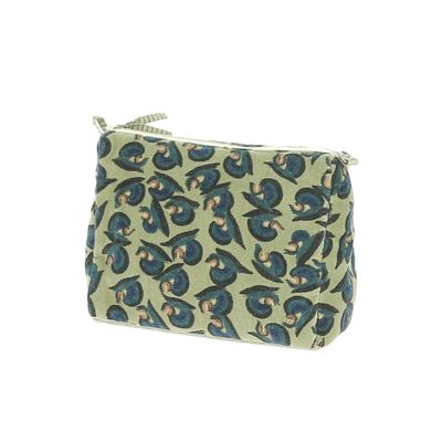 Linge de lit - ART DECO Trousse de toilette 18X26X12 cm BEIGE - EN FIL D'INDIENNE...