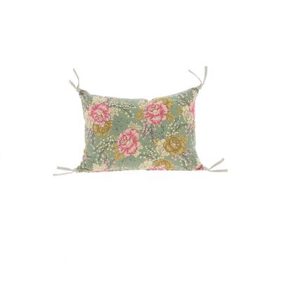 Fabric cushions - BLOOM Housse de coussin 25x35 cm CELADON - EN FIL D'INDIENNE...
