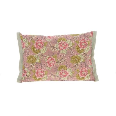 Fabric cushions - BLOOM Cushion cover 35X50 cm BLOOM TERRACOTTA - EN FIL D'INDIENNE...