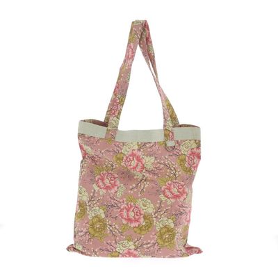 Coussins - BLOOM Tote Bag 38x40 cm TERRACOTTA - EN FIL D'INDIENNE...