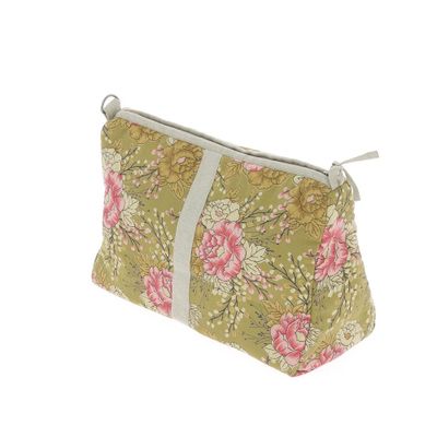 Fabric cushions - Bloom Vanity Clutch Xl 34X22X15 Cm Bloom Olive - EN FIL D'INDIENNE...