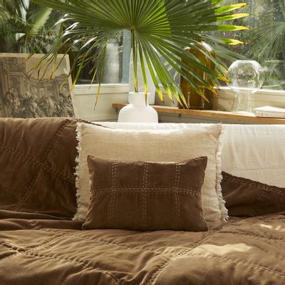 Cushions - Boho Cushion Cover 30X45 Cm - EN FIL D'INDIENNE...