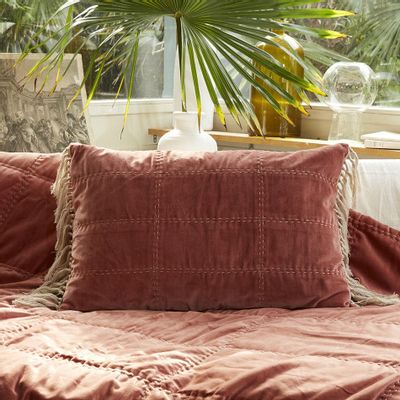 Rideaux et voilages - BOHO Housse de coussin 50x75 cm - EN FIL D'INDIENNE...