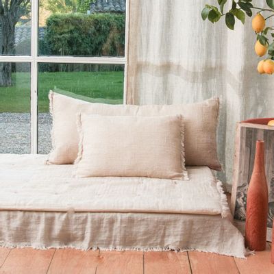 Fabric cushions - Etamine Cushion Cover 40X55 Cm - EN FIL D'INDIENNE...