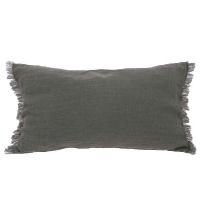 Coussins textile - ETAMINEE Housse de coussin 45x100 cm - EN FIL D'INDIENNE...