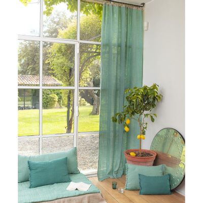 Rideaux et voilages - ETAMINE Voile 140x300 cm - EN FIL D'INDIENNE...
