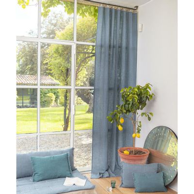 Rideaux et voilages - ETAMINE Voile 140x300 cm - EN FIL D'INDIENNE...