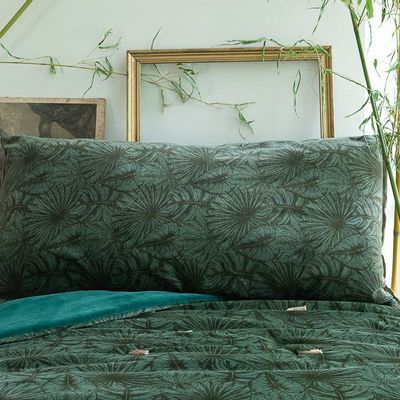Fabric cushions - GOA Cushion 50x100 cm CELADON - EN FIL D'INDIENNE...