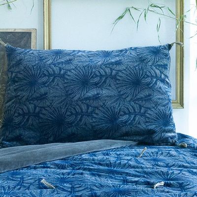 Bed linens - Goa Cushion Cover 50X75 Cm Plomb - EN FIL D'INDIENNE...