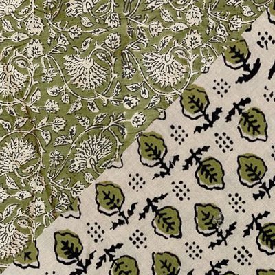 Coussins textile - INDIENNE Trousse de toilette XL 34X22X15 cm INDIENNE KAKI - EN FIL D'INDIENNE...