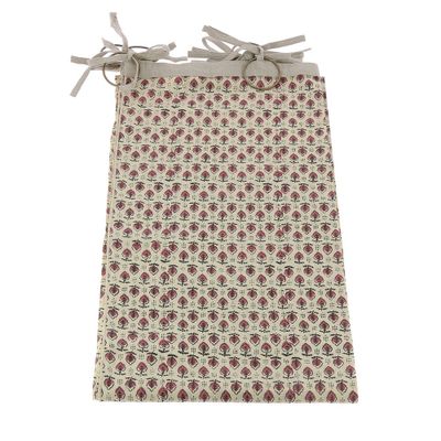 Coussins textile - INDIENNE Voilage 145x280 cm INDIENNE TERRACOTTA SEMIS - EN FIL D'INDIENNE...