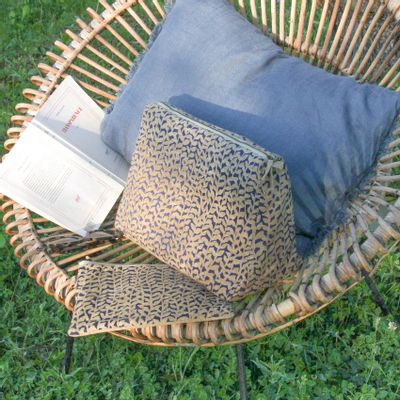 Curtains and window coverings - Lierre Set Of 2 Clutch And Toilet Bags Xl Lierre Indi - EN FIL D'INDIENNE...