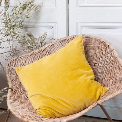 Coussins textile - LYRIC Housse de coussin 45x45 cm - EN FIL D'INDIENNE...