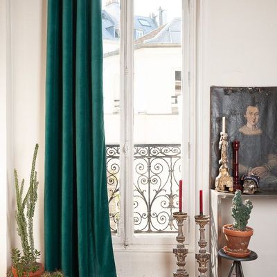 Rideaux et voilages - LYRIC Rideau 135x250 cm LYRIC CANARD - EN FIL D'INDIENNE...