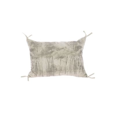 Bed linens - Manosque Cushion Cover 25X35 Cm Monochrome Print Ananbo Manosque Beige - EN FIL D'INDIENNE...