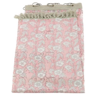 Rideaux et voilages - PENSEE Voilage 140x280 cm PENSEE VOILAGE POUD - EN FIL D'INDIENNE...