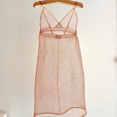 Hanging lights - LOVERS COPPER WIRE NIGHTIE SUSPENSION - LA LANGUOCHAT