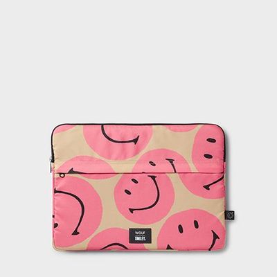 Office sets - Smiley Pink Laptop Sleeve ♻️ - WOUF