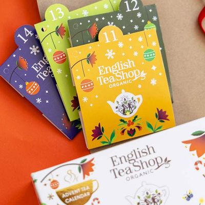Guirlandes et boules de Noël - Calendrier de l'Avent à Cartes English Tea Shop - NATURE & EXPRESSION