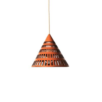 Objets design - BALADEUSE JONGA - LEATHER - suspension/ceiling lamp cable - LULE STUDIO