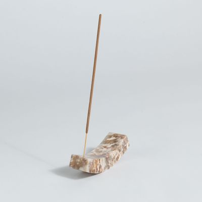 Decorative objects - Balance Incense Holder - Creamy Soapstone - DAR PROYECTOS