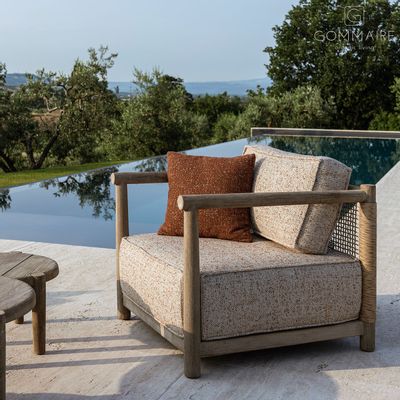 Lawn sofas   - 1-seater Mieke - GOMMAIRE