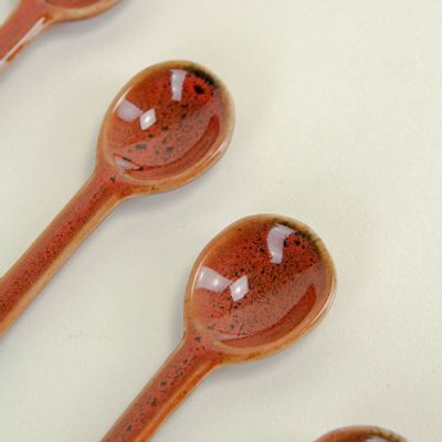 Tea and coffee accessories - Set of 6 Hoa Bien spoons - L INDOCHINEUR X RIVÊT